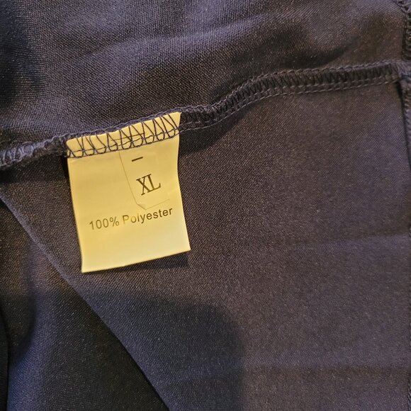 (4 For $20) Navy Scoop Neck Short Sleeve Dress - Picture 2 of 7